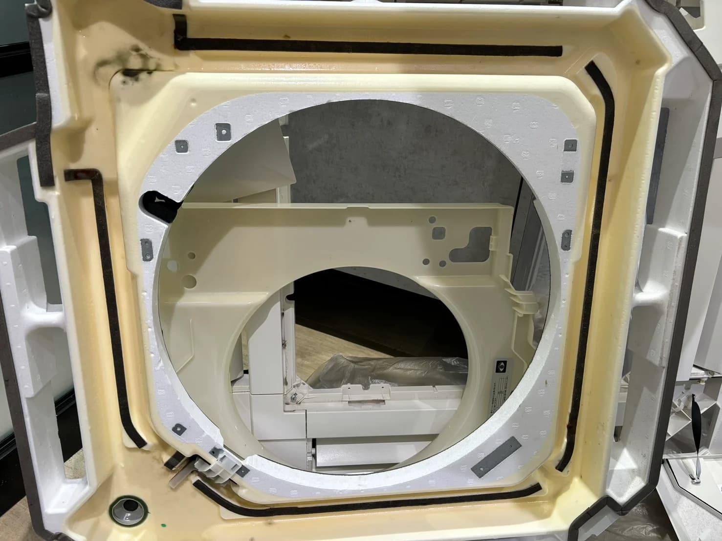 施工後のドレンパンの様子