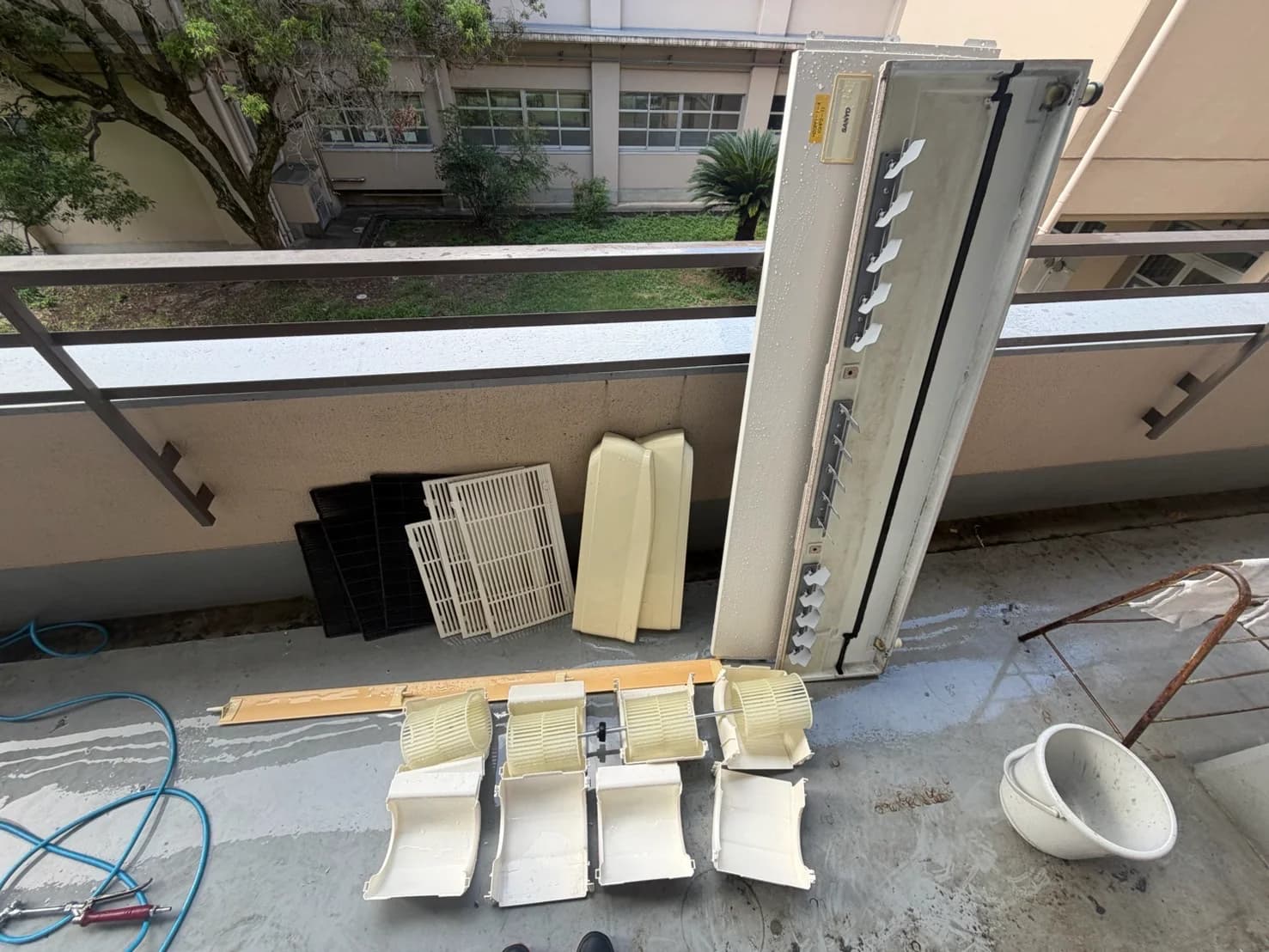 施工後の部品の様子